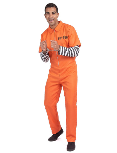 Disfarce de prisioneiro homem