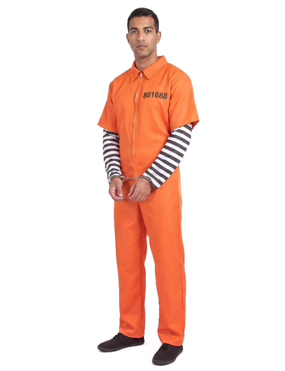 Disfarce de prisioneiro homem