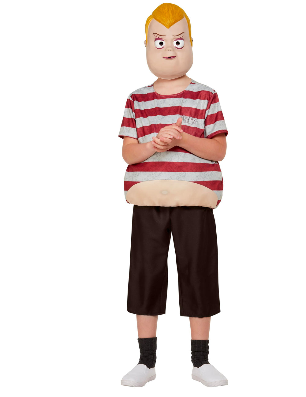 Vue de face du déguisement de Pugsley Famille Addams™ pour enfant