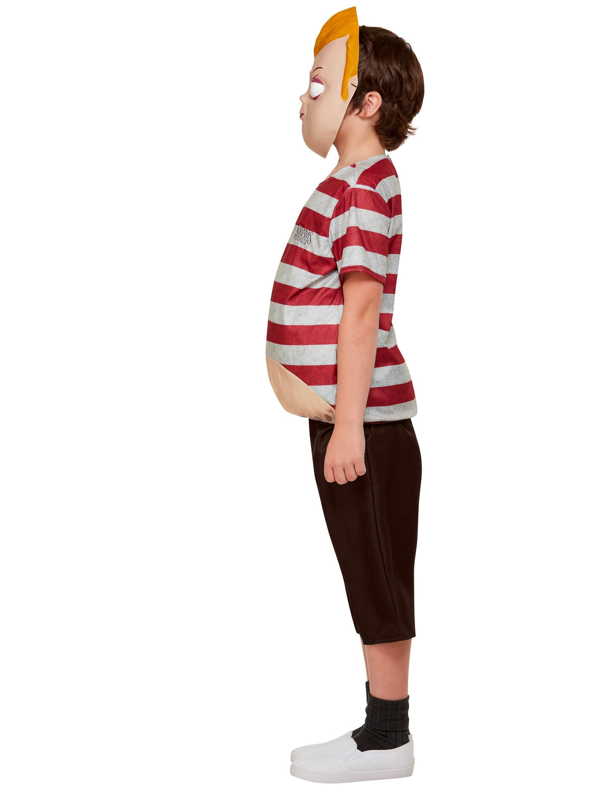 Vue de profil du déguisement de Pugsley Famille Addams™ pour enfant