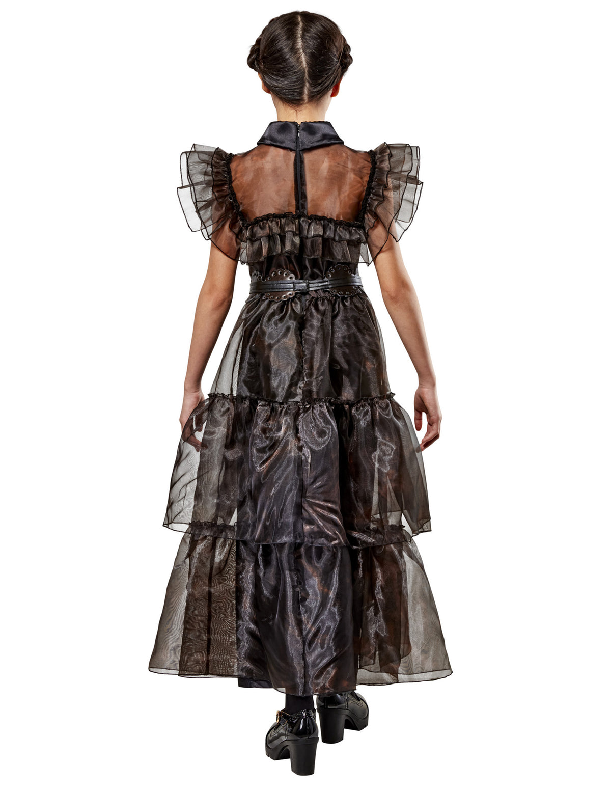 Vue de dos du déguisement robe de bal Mercredi Addams™