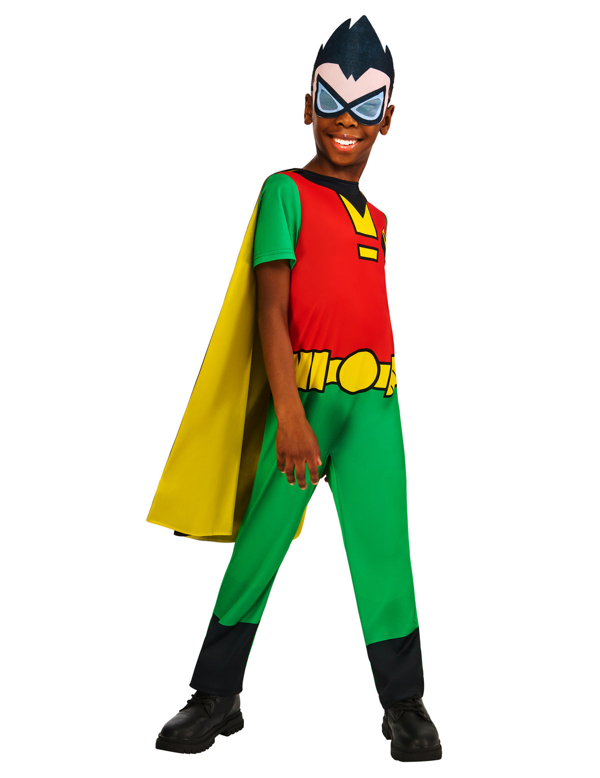 Vue de trois-quarts du déguisement Robin Teen Titans Go™