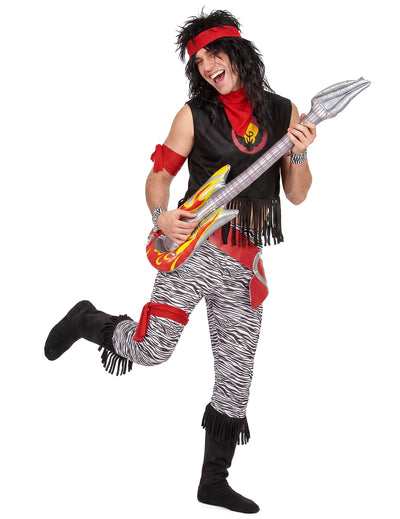 Disfarce rock star homem