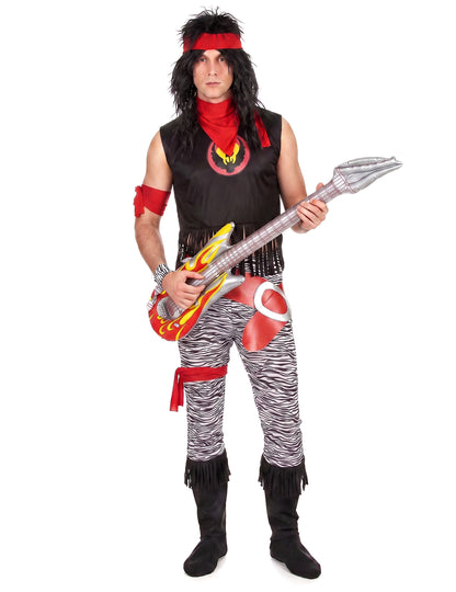 Disfarce rock star homem