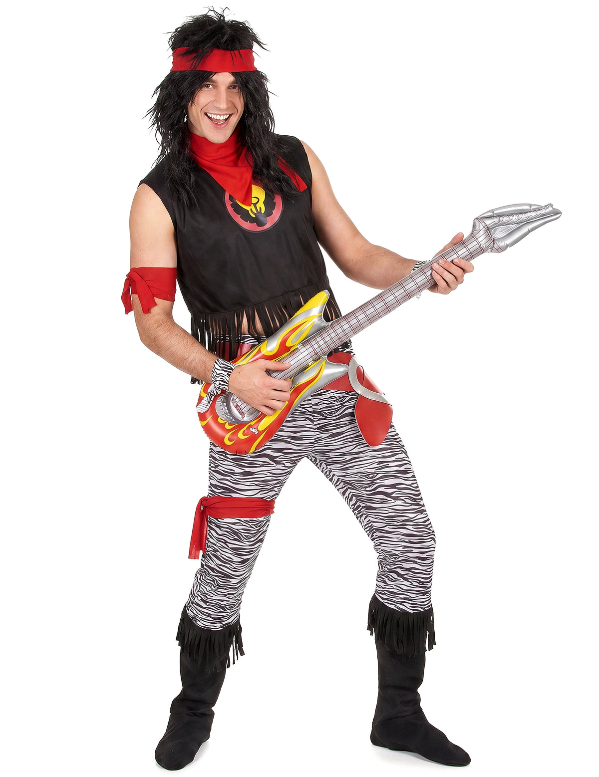 Disfarce rock star homem