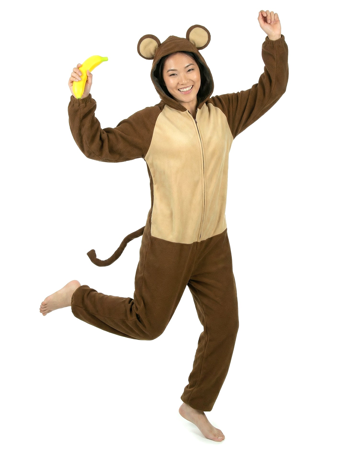 Disfarce de macaco para mulher