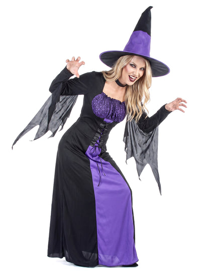 Disfarce bruxa mulher Halloween com corpete