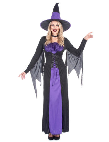 Disfarce bruxa mulher Halloween com corpete