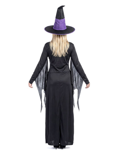 Disfarce bruxa mulher Halloween com corpete