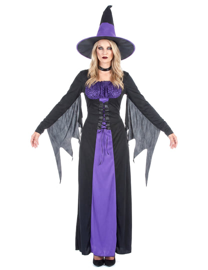 Disfarce bruxa mulher Halloween com corpete