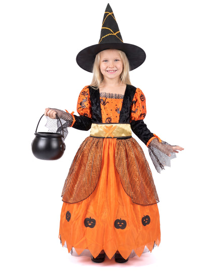 Disfarce de bruxa rapariga Halloween