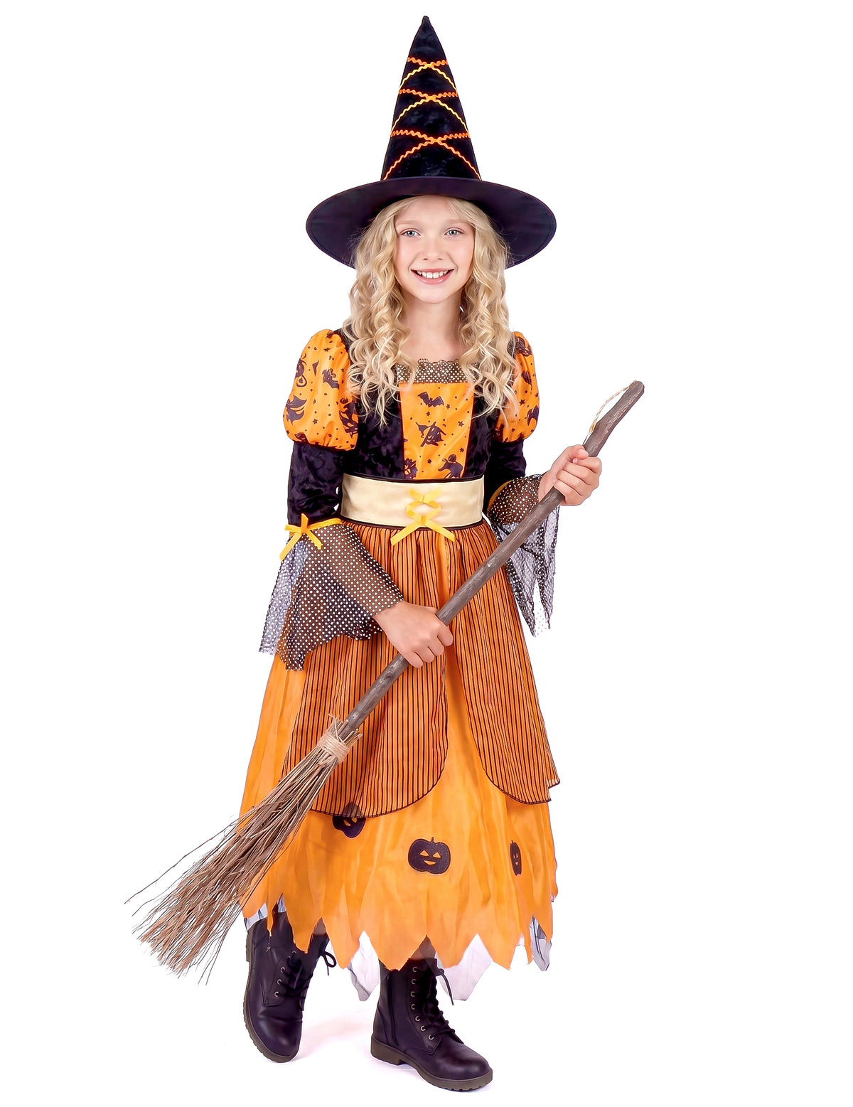 Disfarce de bruxa rapariga Halloween