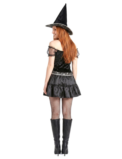 Disfarce bruxa sexy com corpete mulher Halloween