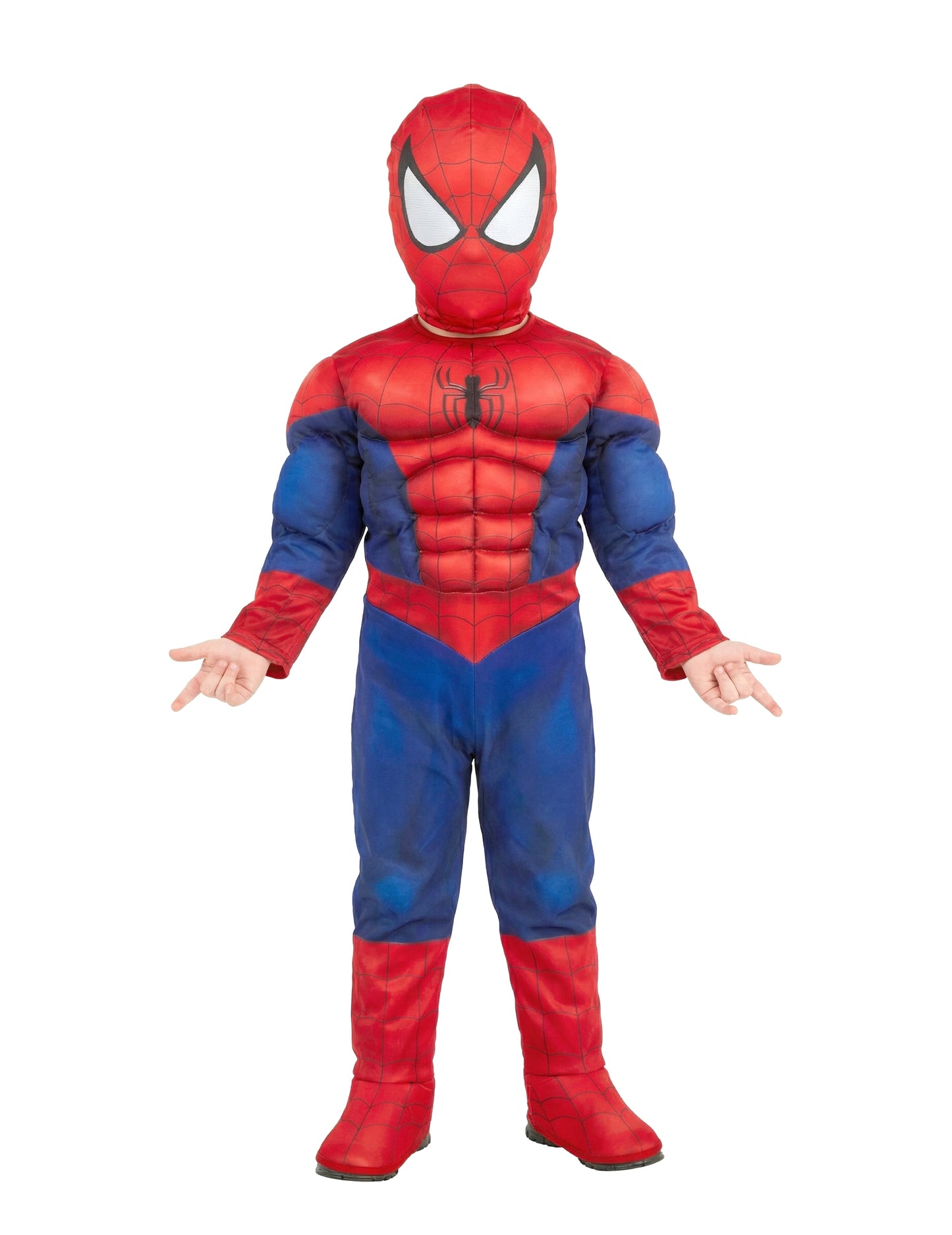Fato de Spiderman™ musculoso Deluxe para criança