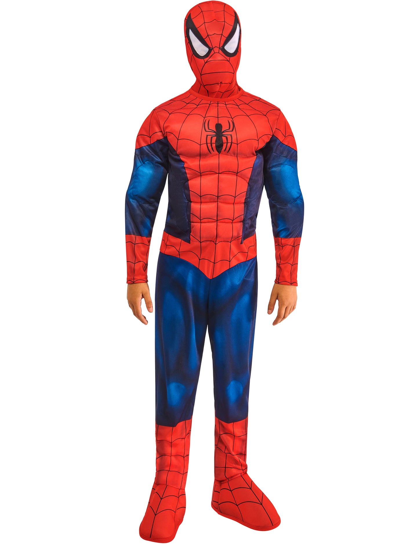 Fato de Spiderman™ musculoso Deluxe para criança