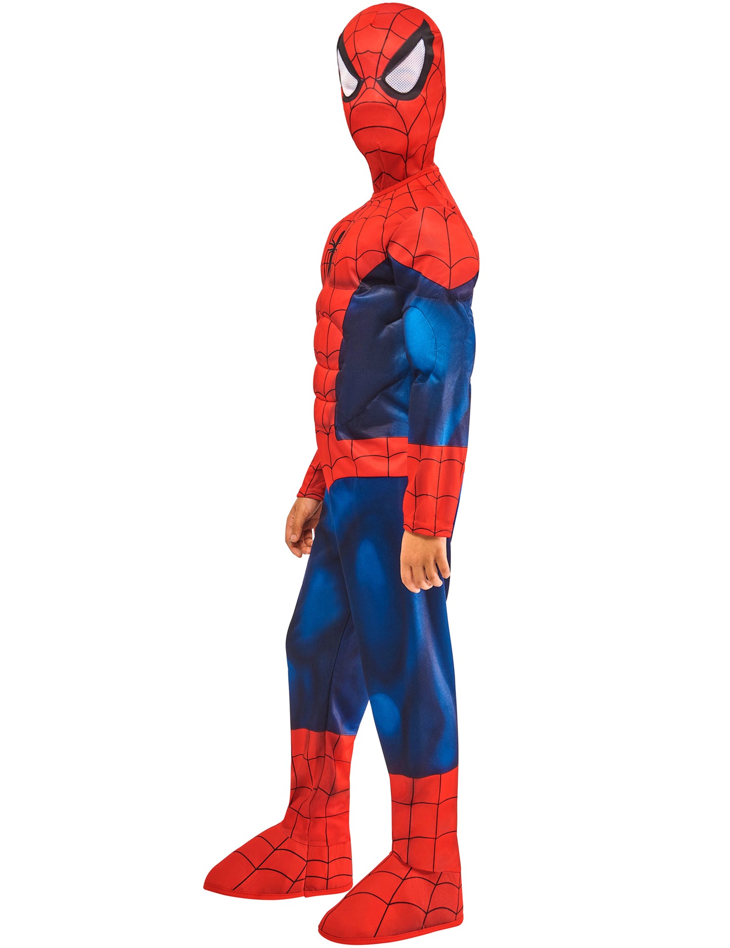 Fato de Spiderman™ musculoso Deluxe para criança