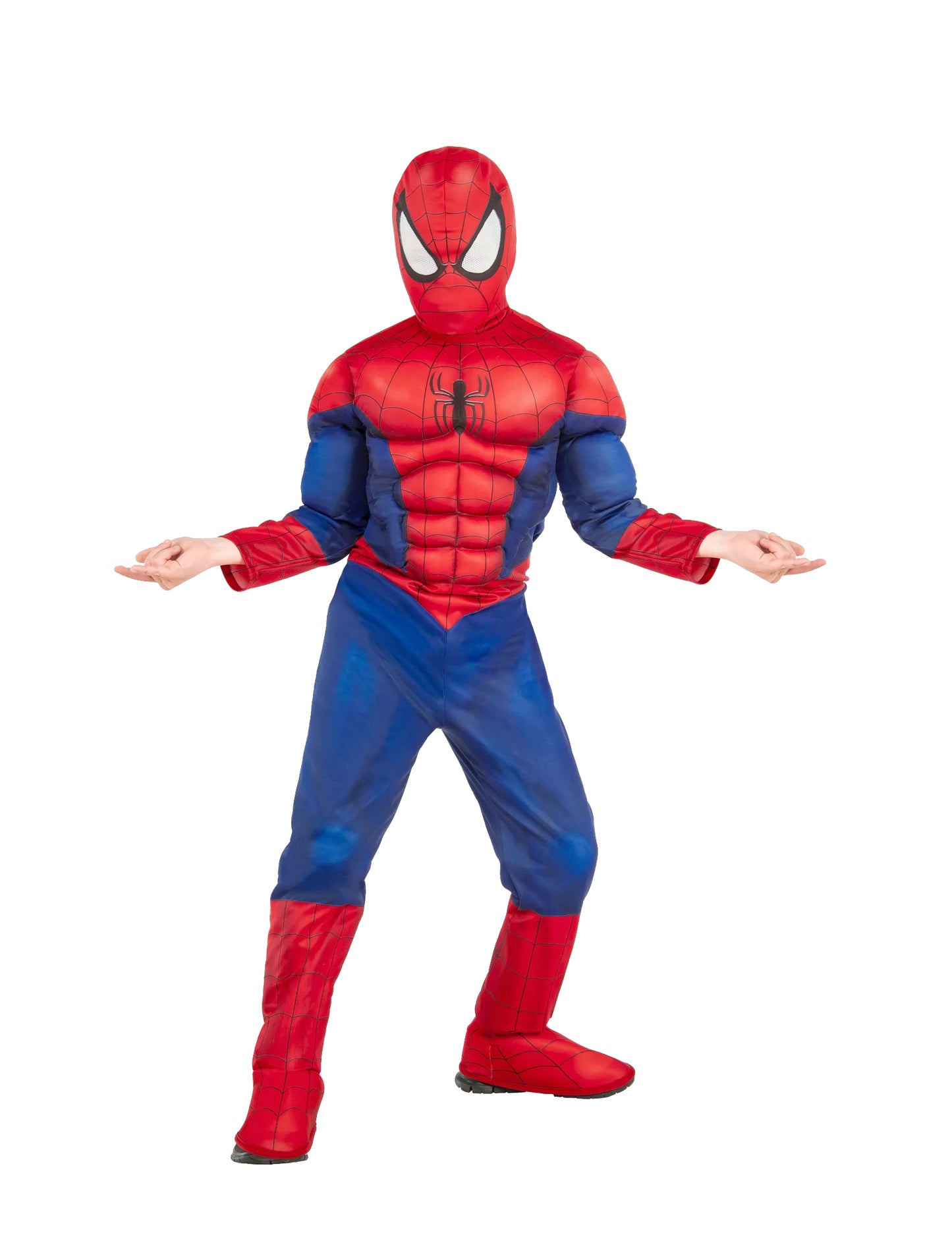 Fato de Spiderman™ musculoso Deluxe para criança