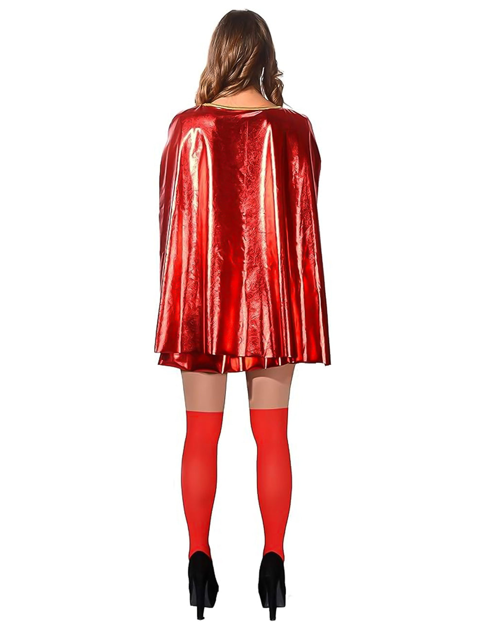 Vue de dos du déguisement Supergirl™ pour femme