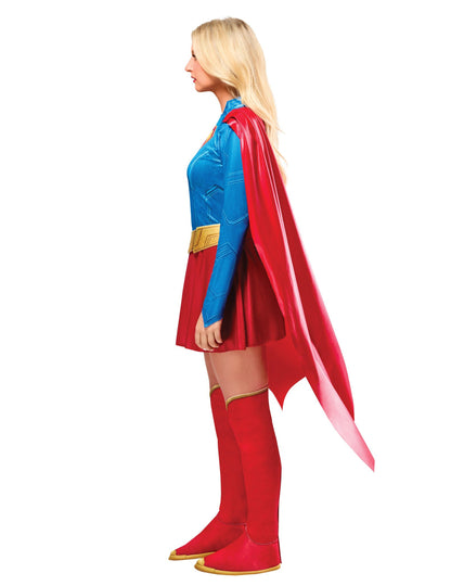 Fato de Supergirl luxo para mulher