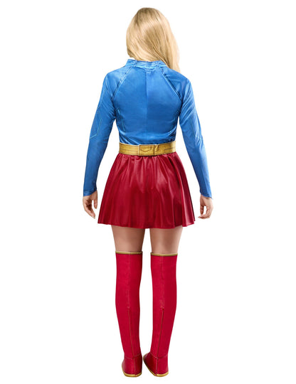 Fato de Supergirl luxo para mulher