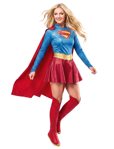 Fato de Supergirl luxo para mulher