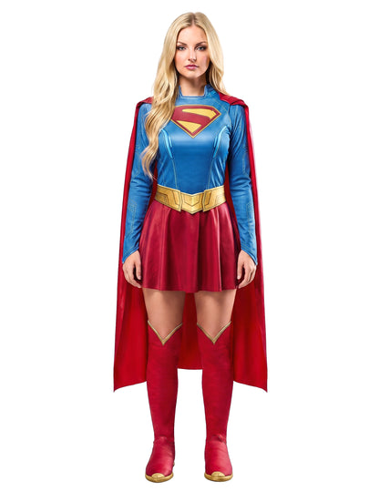 Fato de Supergirl luxo para mulher