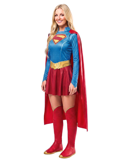Fato de Supergirl luxo para mulher