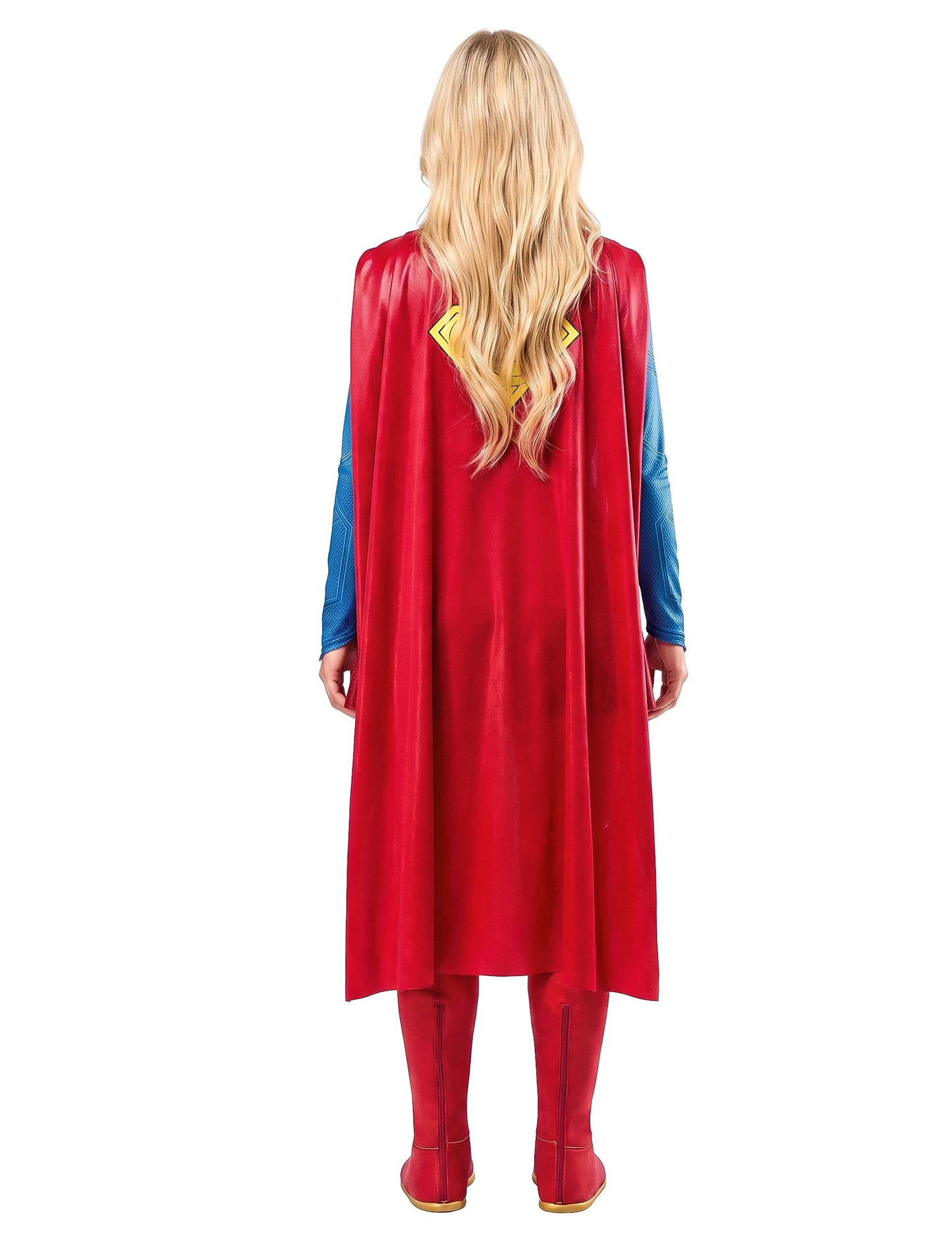 Fato de Supergirl luxo para mulher