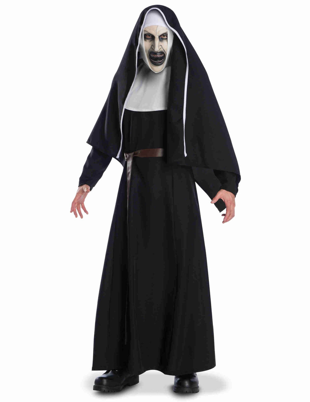 Fato The Nun™ adulto black and white com máscara aterradora