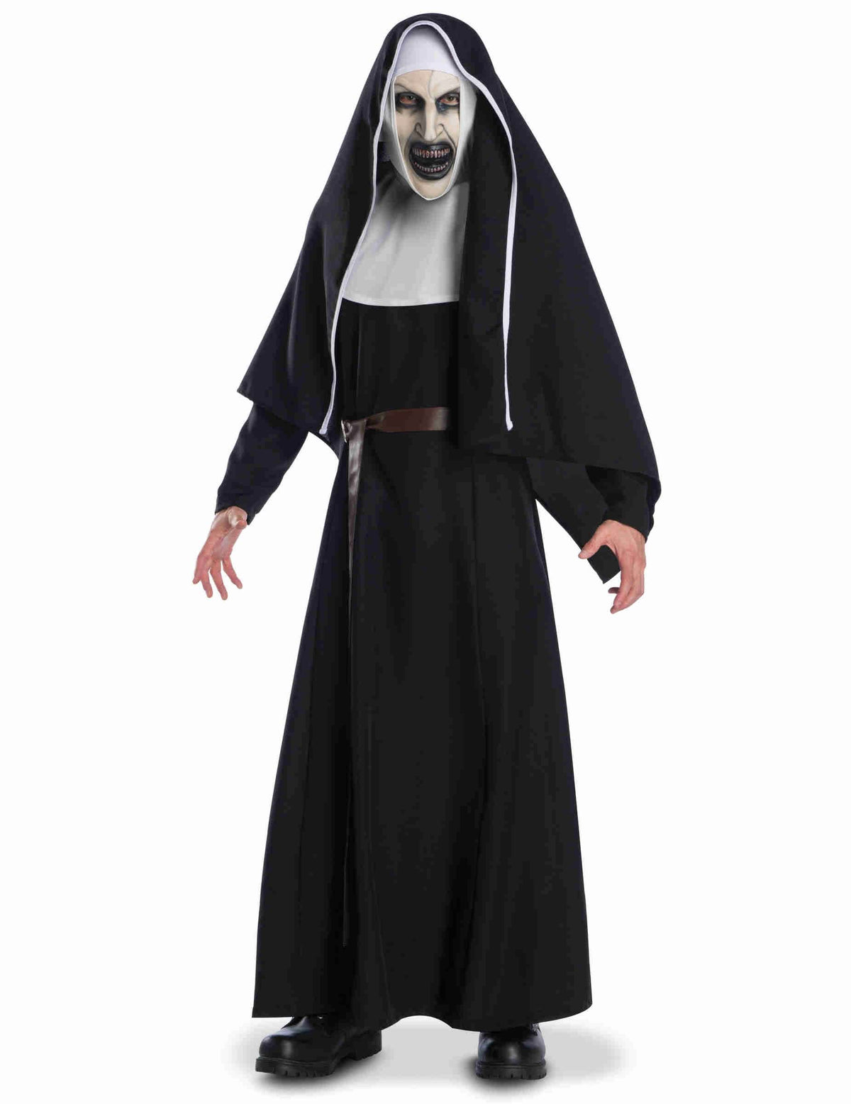 Fato The Nun™ adulto black and white com máscara aterradora
