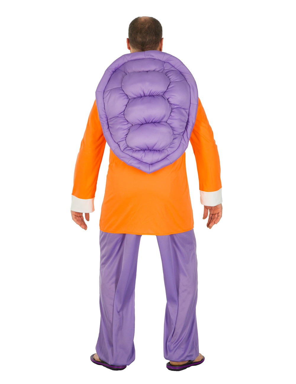 Vue de dos avec la carapace du déguisement de Tortue Géniale Dragon Ball™
