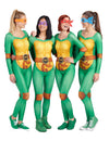 Fato de Tartaruga Ninja™ com 4 máscaras para mulher