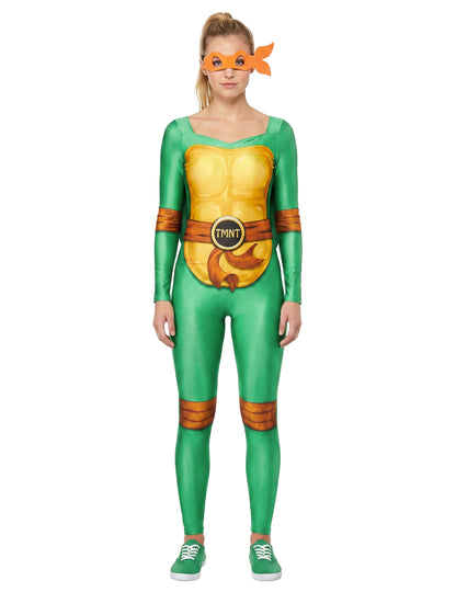Fato de Tartaruga Ninja™ com 4 máscaras para mulher