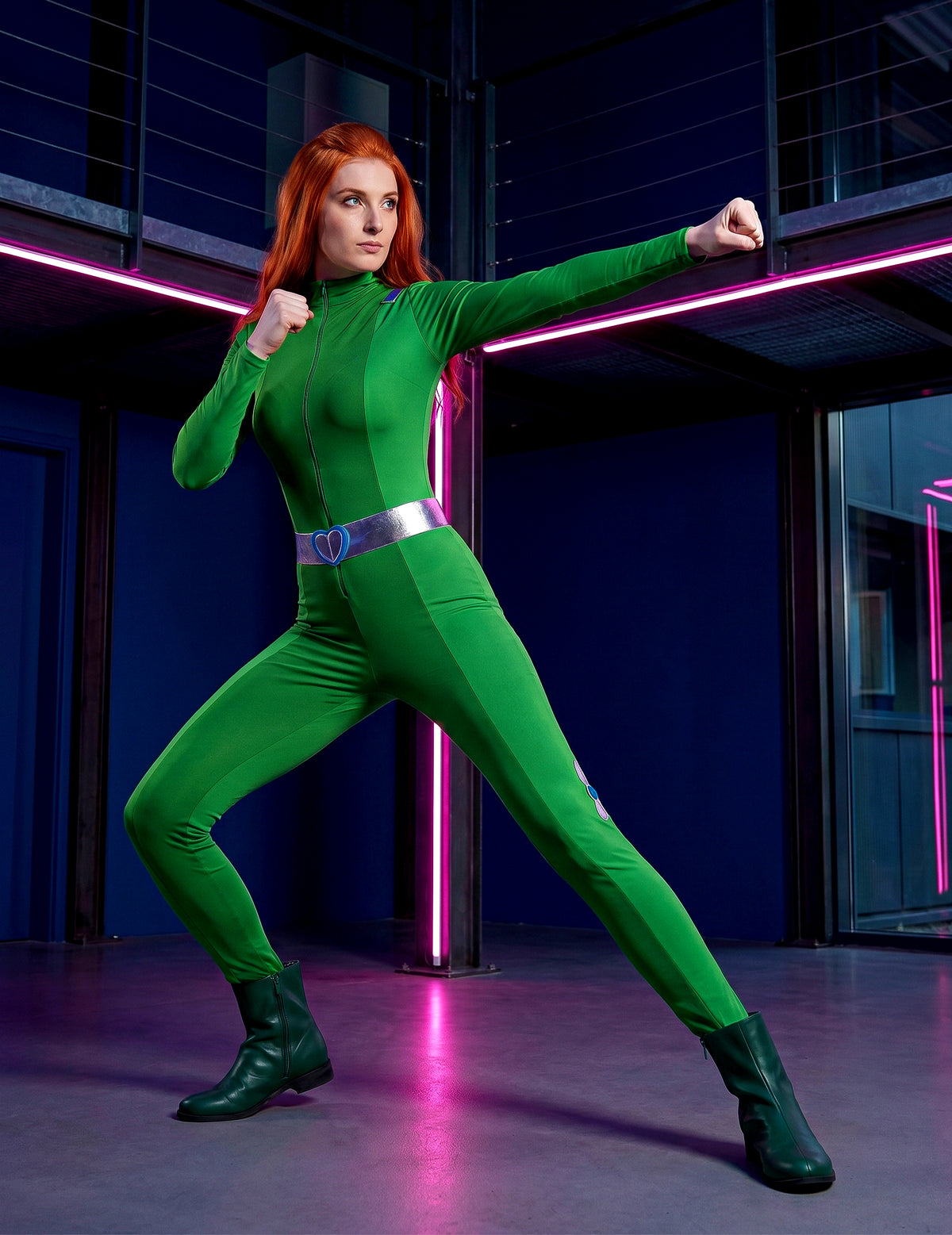 Fato Totally Spies™ verde Sam para mulher