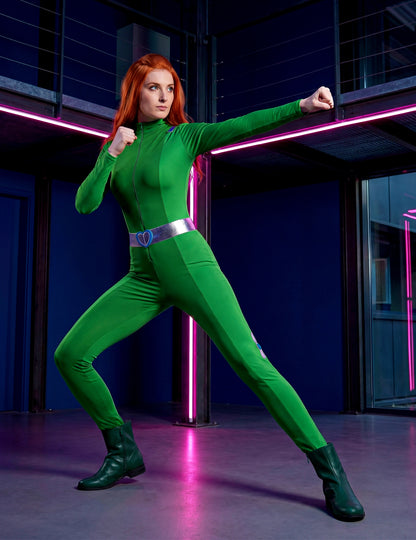 Fato Totally Spies? verde Sam para mulher