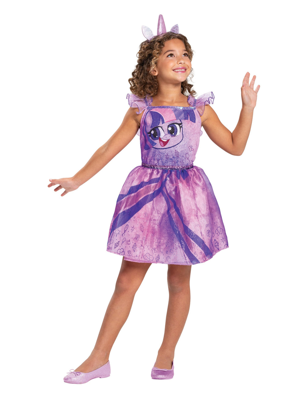 Déguisement Twilight Sparkle My Little Pony™ pour enfant violet avec serre-tête corne