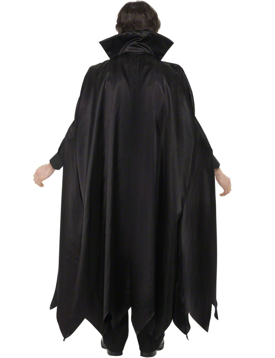 Vue de dos du déguisement de vampire avec cape