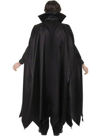 Vue de dos du déguisement de vampire avec cape