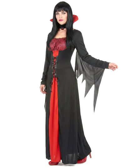Disfarce vampira elegante mulher Halloween