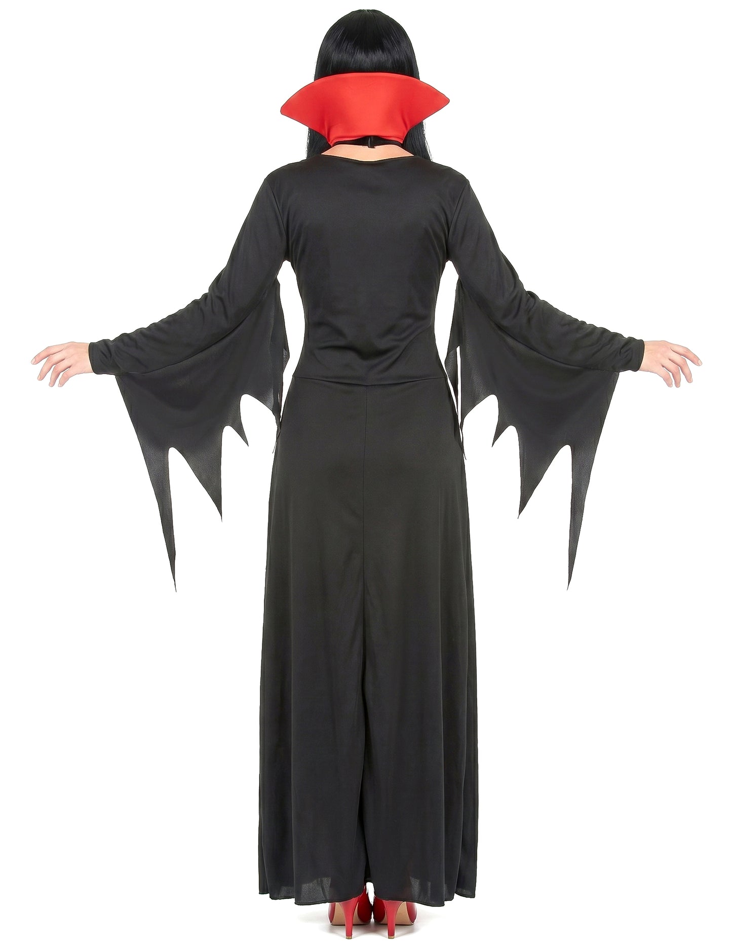 Disfarce vampira elegante mulher Halloween