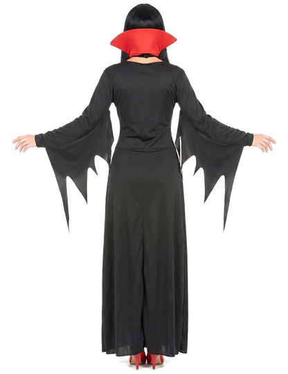 Disfarce vampira elegante mulher Halloween