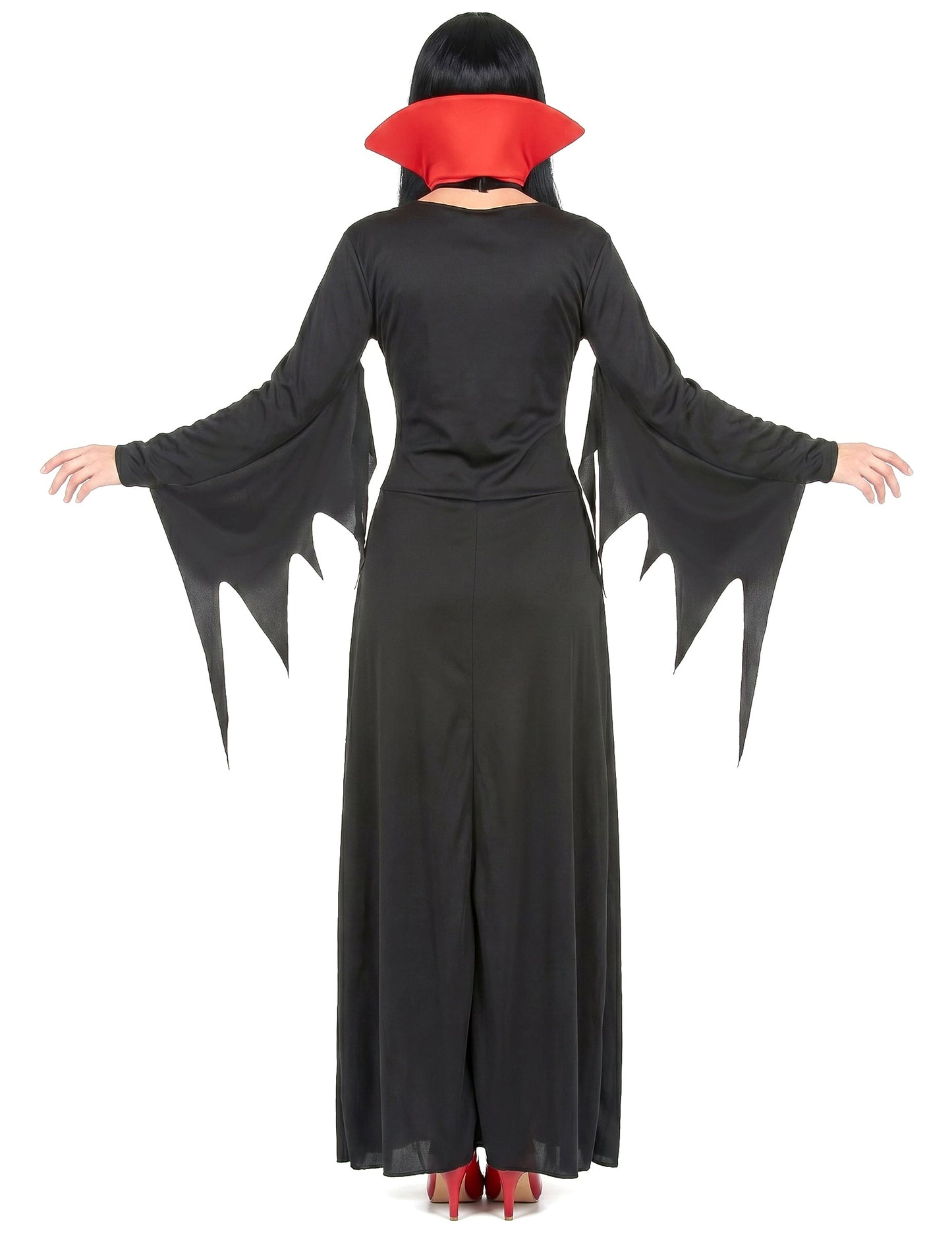 Disfarce vampira elegante mulher Halloween