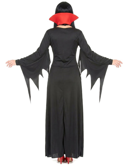 Disfarce vampira elegante mulher Halloween