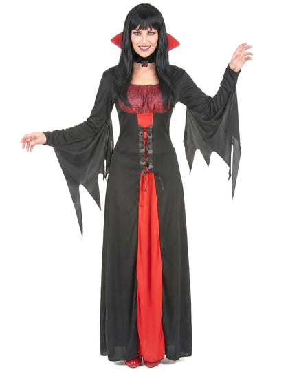 Disfarce vampira elegante mulher Halloween