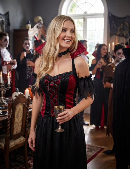 Disfarce vampira mulher para Halloween