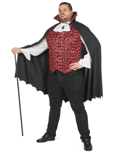 Disfarce grande de casal de vampiros para Halloween para adultos