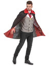 Disfarce vampiro cinzento homem Halloween