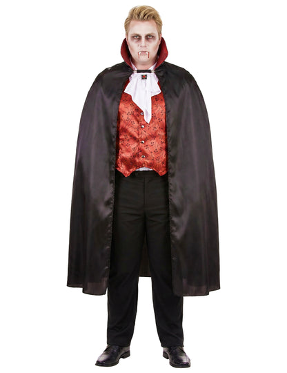Disfarce vampiro vermelho homem Halloween