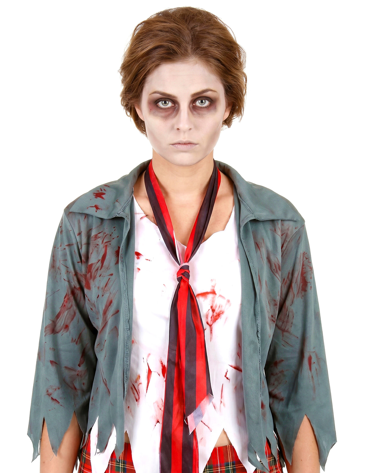Disfarce de aluna zombie mulher