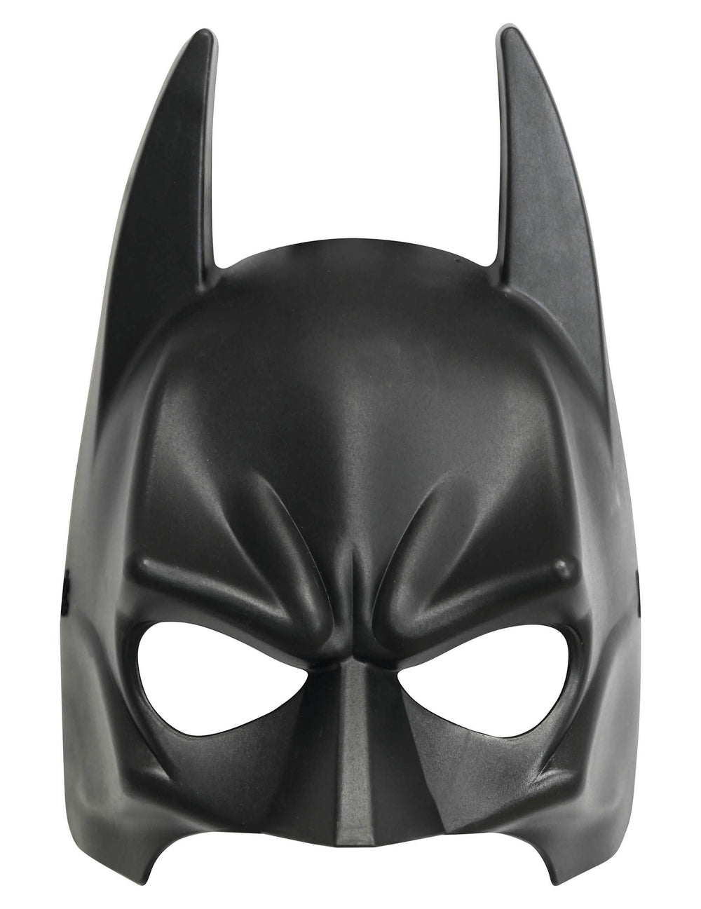 Vue de face du demi masque PVC Batman pour enfant